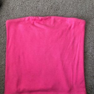 Pink American eagle tube top